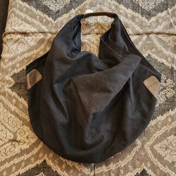 NWT Old Navy Black Textile Hobo Bag - Picture 6 of 16